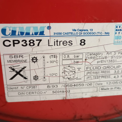 Baxi Luna 240 Fi Gas Boiler used, wall-mounted with chimney