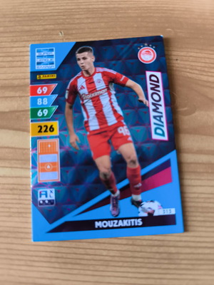 Mouzakitis Diamond Panini Adrenalyn 2024-25 collectible card like new