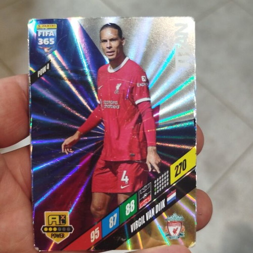 FIFA 365 Panini Adrenalyn Virgil Van Dijk card