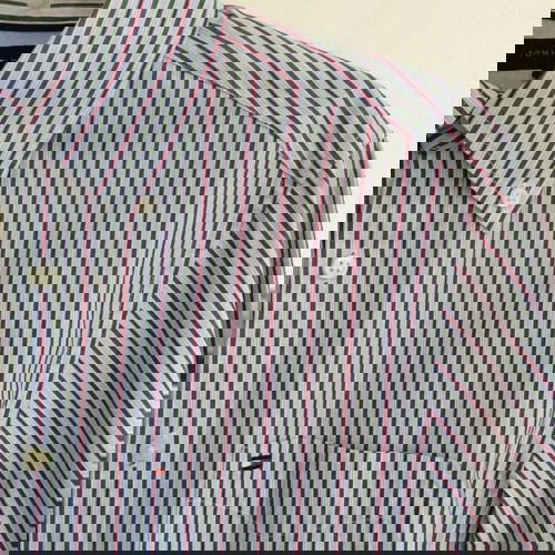 ΤOMMY HILFIGER Ανδρικό Πουκάμισο Pinstripe - Size SMALL - ΚΑΙΝΟΥΡΓΙΟ