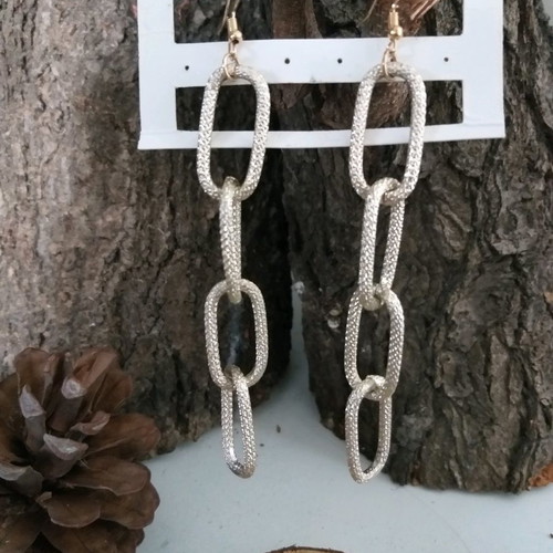 Long chain earrings