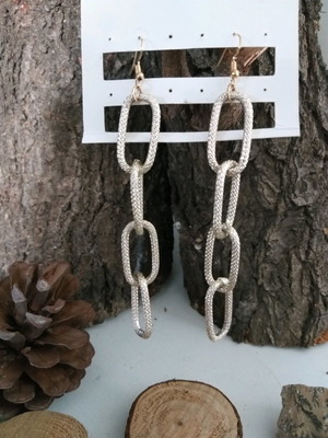 Long chain earrings