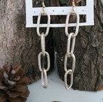 Long chain earrings