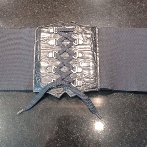 Elastic belt like new, wide, black (75-115 cm)