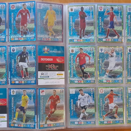 Euro 2020 Preview Adrenalyn XL album with 458/468 cards used