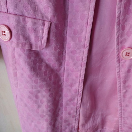 Bubble Gum Pink cotton trench coat like new