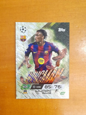 Topps card match ataxx Alejandro Balde καινούργιο