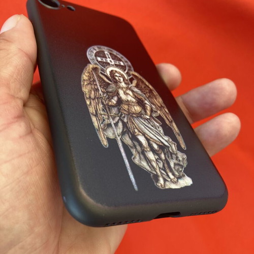 iPhone 7/8/SE2020/SE2022 Silicone Case Cover with Saint Archangel Michael Design new