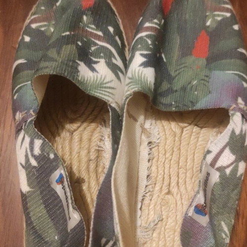 Espadrilles size 38 like new, multicolored