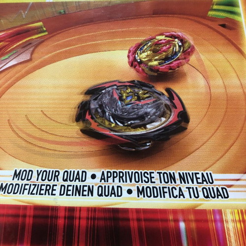 Beyblade Burst Quad Drive Cosmic Vector new with two figures and launchers