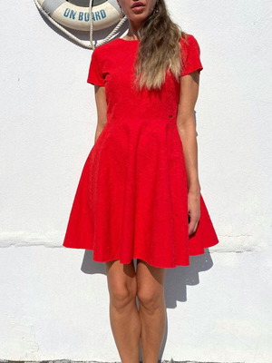 Armani Exchange dress size S red like new