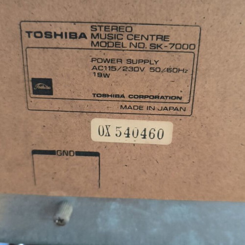 Toshiba stereo music centre SK-7000 used
