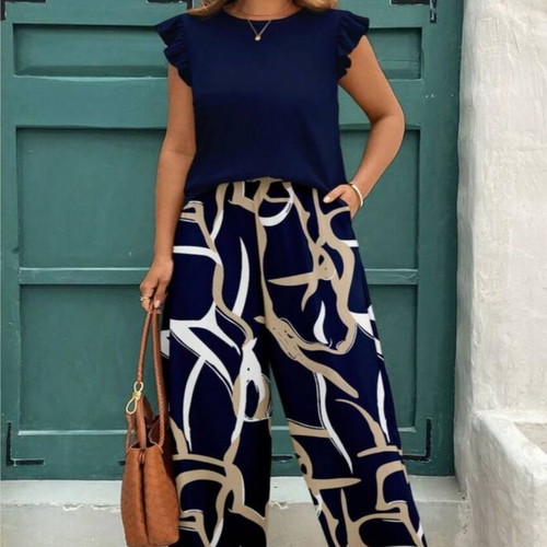 Set new, beige and blue