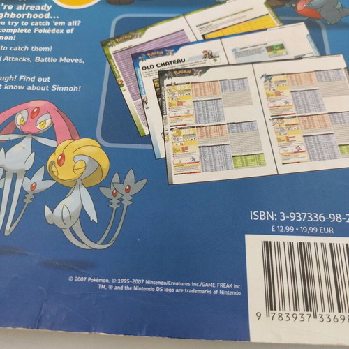 Official Pokemon Pokedex Guide Diamond and Pearl Version Vol. 2 used