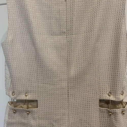 Gold dress new with jewel at the waist