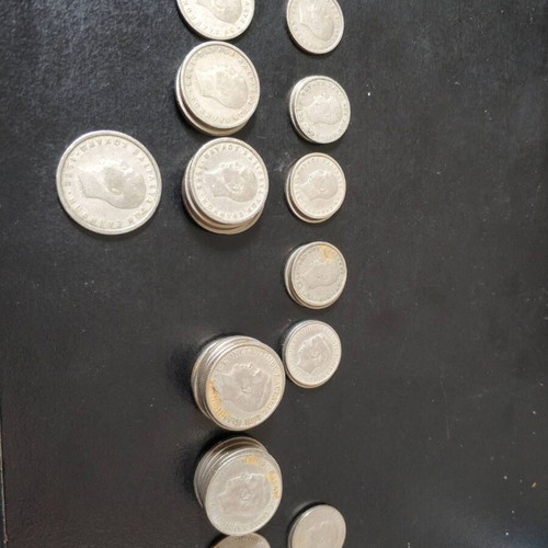 Drachma coins used, pack of 63 from Pavlos and Konstantinos era