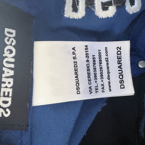 Dsquared2 hat used, blue, one size