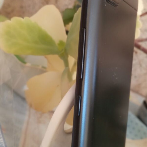 Redmi 6A black back cover with cracked camera lens
