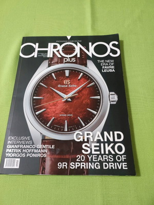 Chronos magazine of high watchmaking and jewelry like new, issue 51, October 2024
