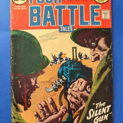 Four Star Battle Tales 4 comic book used, English