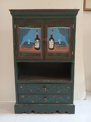 Handmade small furniture like new, wooden drawer cabinet