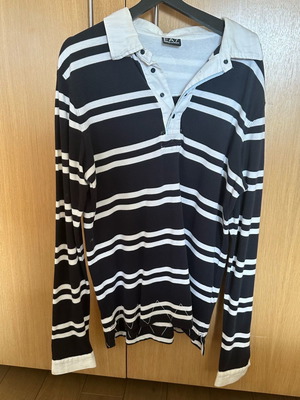 Armani αντρική μπλούζα πόλο μακρυμάνικη αφορετη ελαττωματική μέγεθος S