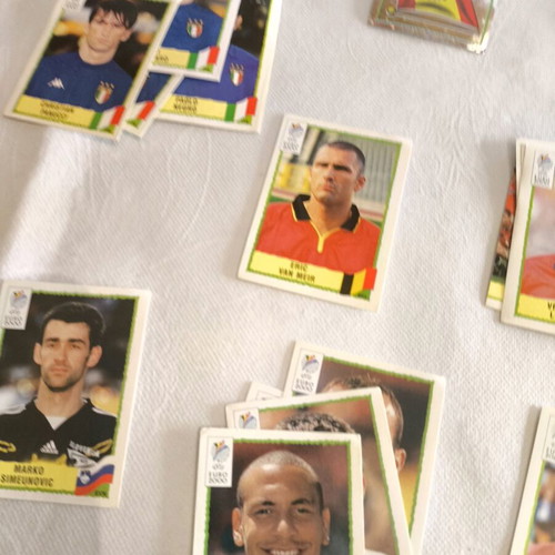 Panini Euro 2000 stickers like new, set of 30 pieces