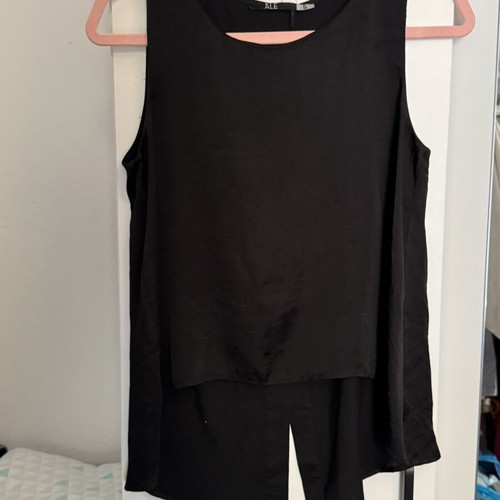 Ale sleeveless black shirt used, size S
