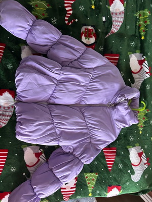 Puffer jacket lilac Bershka like new