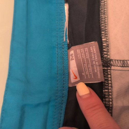 Nike men's swim shorts like new, gray, size M