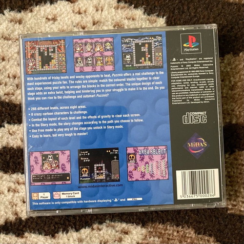 Puzznic PlayStation 1 used, 2002, puzzle game