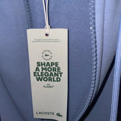 Lacoste sweatshirt new, blue, size M