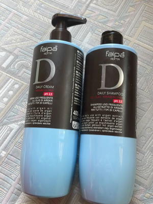 Shampoo and cream set new