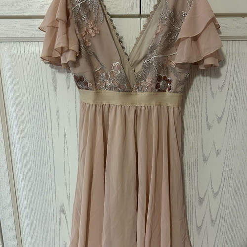 Shine dress like new, powder color, size S/M