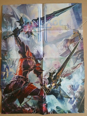 Συλλεκτική αφίσα Lineage II: The chaotic throne καινούργια, γνήσια