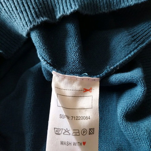 Soul Rebel men's sweater XL like new, 100% cotton blue