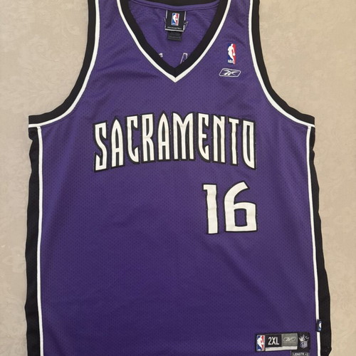 Peja Stojakovic NBA Sacramento Kings Retro Jersey Reebok XXL used