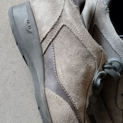 Keys women's leather suede sneakers grey size 36 like new