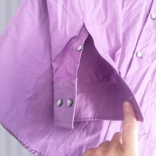 Hugo Boss shirt like new, purple-pink, size 41 EU