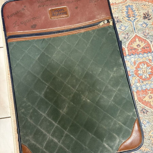 Vintage Coopers & Lybrand Suitcase used, approx. 50x35x20cm