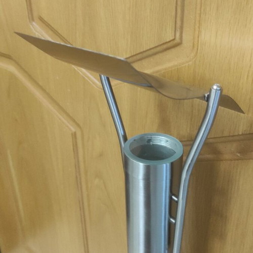 Linea Verdace Albat outdoor stainless steel lamp post 90cm new