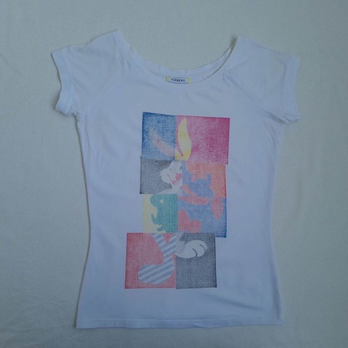 Iceberg Italy Looney Tunes Bugs Bunny women's T-shirt size S