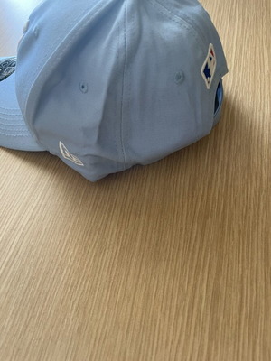 New Era MLB hat, baby blue, adjustable size