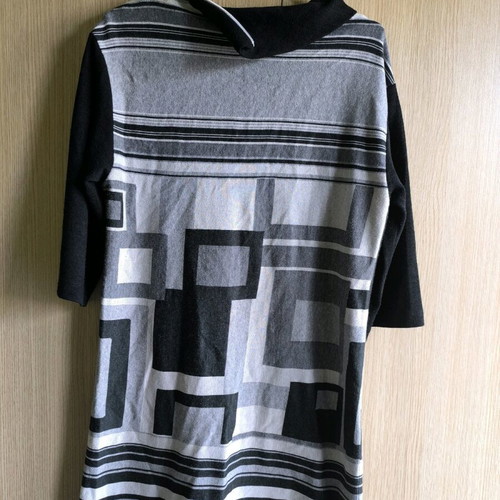 Actius winter dress L black and gray like new