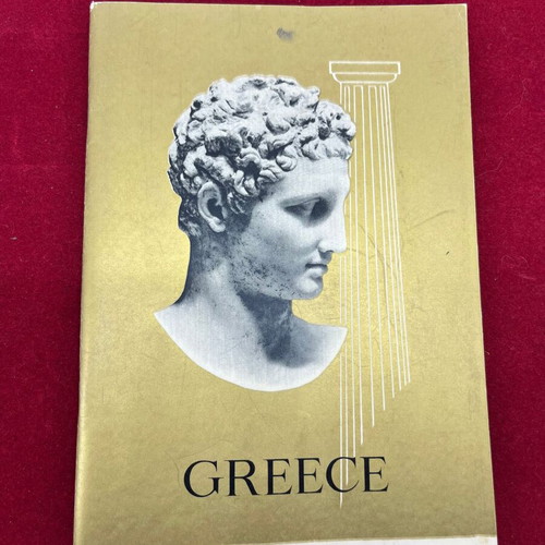 Vintage Greece travel guide 1960 like new, English
