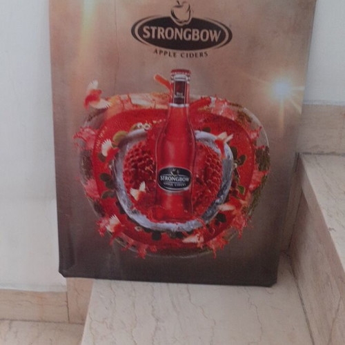 Strongbow Metal Advertising Sign new, size 39×30