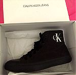  Calvin Klein Logo Boots.