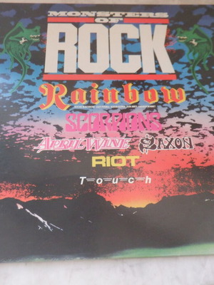 Rainbow etc. Monsters of Rock vinyl used Greek pressing