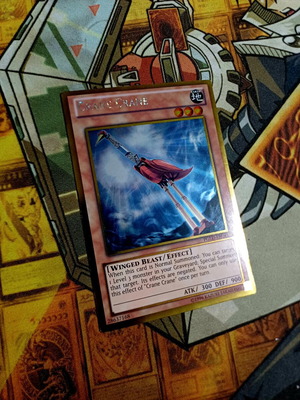 Crane Crane PGLD Gold Rare Unlimited card, excellent - good condition