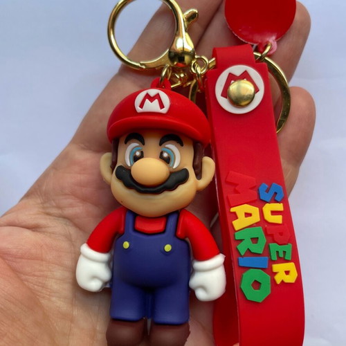 Super Mario red keychain new in sealed packaging